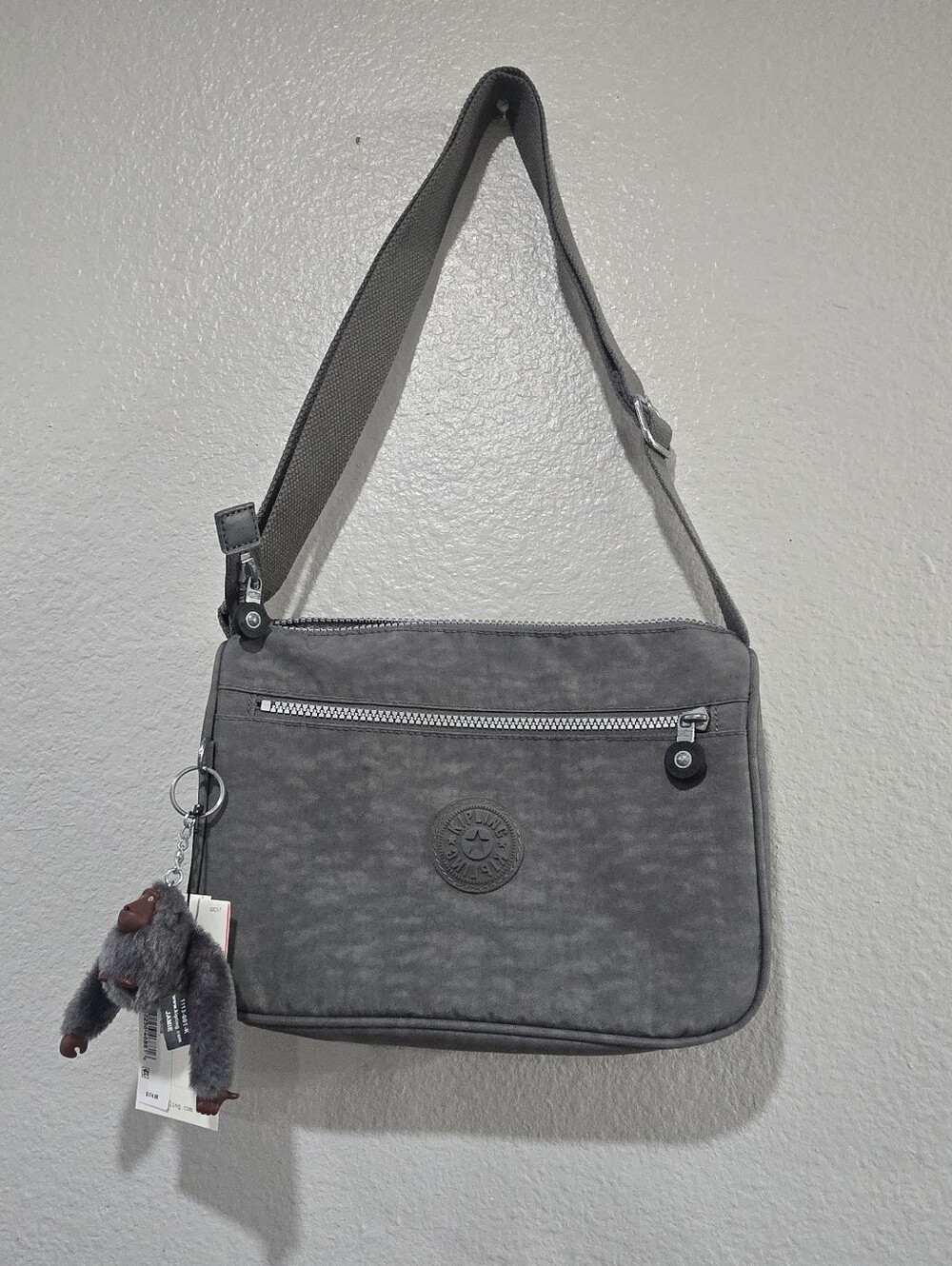 Kipling Callie Crossbody Bag Gray NWT